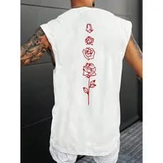 Regata machão Masculina P ao G5 100% Algodão Evolução Rosa G1 G2 G3 G4