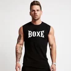 Regata Masculina Machão P AO G5 Boxe Oversized Longline Camiseta Academia Treino