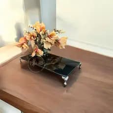 Bandeja Preta para decoração Lavabo Banheiro 20x10