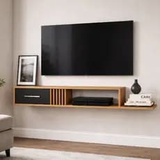 Rack Suspenso MDP 97cm para Sala de Estar e Quarto Mônaco - JM3 Móveis