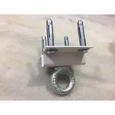 Suporte giratório branco cadeira teto saco de pancadas