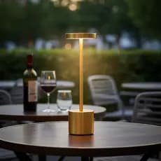 Luminária De Mesa Led Touch Recarregável Sem Fio Para Sala Quarto Restaurante