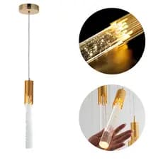 LANÇAMENTO! Pendente, Luminária De Parede Dourada de Cristal