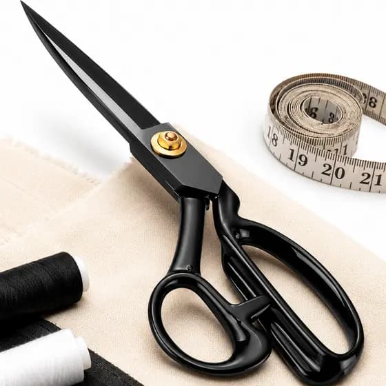 Tesoura Profissional 8” em Aço Inoxidável Ultra Afiada – Corte Preciso, Cabo Ergonômico e Alta Durabilidade para Costura