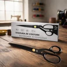 Tesoura Profissional Alfaiate 10 Polegadas 25,4cm Costura Preto