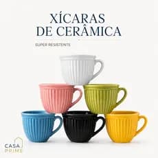 KIT JOGO  XÍCARAS 210ML CANECA CANELADA EM PORCENALA CAFÉ CHÁ LEITE PRESENTE NAMORADOS ELEGANTE MESA DE CAFÉ