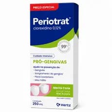 Periotrat Enxaguante Bucal 250ml com Ação Antimicrobiana Poderosa
