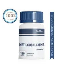 Vitamina B12 Metilcobalamina 1000mcg 120 cápsulas