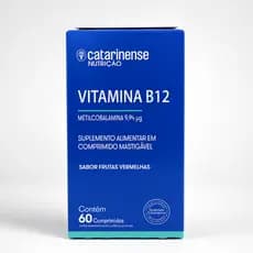 Kit Vitamina B-12 Mastigável Zero Açucar 60 Comp Maxinutri Sem Sabor