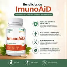 Suplemento Imuno Forte Daily com Zinco, Lisina e Betaglucana 60 Cápsulas