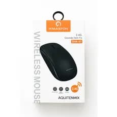 Mouse Sem Fio USB 1200 DPI – Preto,com 2pilha Compatível com PC, Notebook, DVR e NVR, Ideal para Escritório profissional