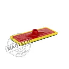 1 Rodo Esponja Espuma Lava Piso e Azulejo Esfregão Mop Abrasivo Limpeza Pesada Sem Cabo Multiuso