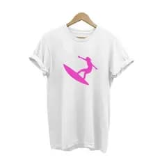 Camisa Feminina Surf Baby Look Prancha Paixonados por surf