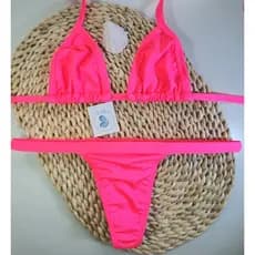BIQUINI, NEON, CONJUNTO, Biquini de Fita, Cortininha, Fio dental, Biquini marquinha de fita