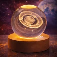 Luminária De Mesa Para Decoração Com Projeção Galáxia