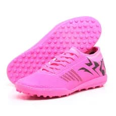 Chuteira de Futebol para Society Botinha Cano Alto Rosa Fera Calçados Adulto Numeração 35 ao 44