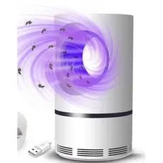 Luminária Mata Mosquito Insetos Armadilha Elétrica Usb Repelente Recarregável Bivolt