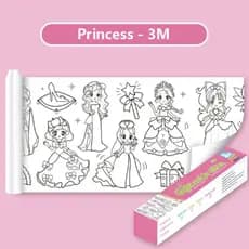Bobina Rolo De Papel Para Colorir Pintar Educativo Criança