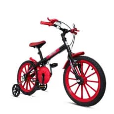Bicicleta Infantil Aro 16 Ravok Meninos e Meninas com Rodinhas 3 a 7 Anos