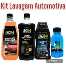 KIT LIMPEZA CARRO SHAMPOO PRETINHO SILICONE PARABRISA