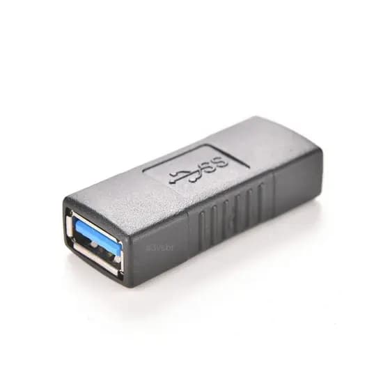 Adaptador cabo conector extensão usb fêmea tomada plug laptop note pc emenda união