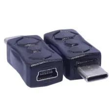 Adaptador tipo otg mini b v3 pra type-c tablet smart phone plug tomada extensão cabo conector