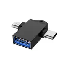 Adaptador cabo conector tipo L 90 graus otg usb type c e micro b v8 smart android curva plug