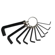 Jogo Chave Allen 10 Peças 1,5 A 10mm Kit chaves allen chaveiro