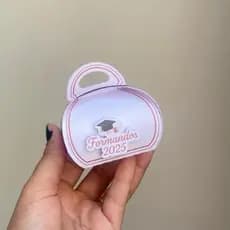 Envio Imediato- Kit com 20 -Porta Bombom Formatura Vermelha- Lembrancinha Personalizada/formatura