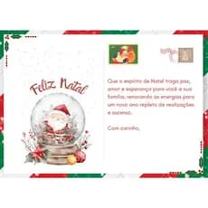 Kit 50 Cartões Natalinos 10x14cm 🎅✨ | Mensagem de Natal • Etiquetas de Natal • Cartões para Presentes