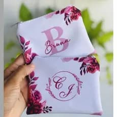 Kit 8 Porta Moedas Personalizado para Lembrancinha 14X10cm Mini Necessaire Datas comemorativas/casamento/brindes
