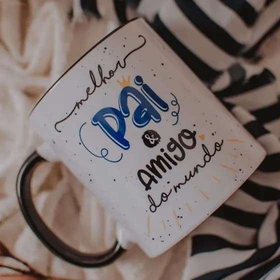 Caneca Personalizada Melhor Pai e Amigo do mundo Presente Dia dos Pais