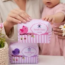 50 Mini Necessaire Box Personalizado com Nome/ Marca para brindes ou lembrancinhas Aniversario