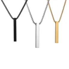 Colar Masculino Corrente Cordão Aço Inox Cor Prata/Dourado/Preto Não Enferruja Correntinha Masculina