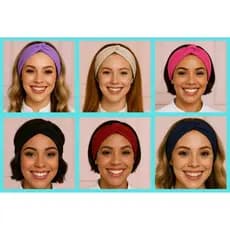 Faixa de Cabelo Profissional para Cozinha & Confeitaria Várias Cores Lavável Secagem Rápida Tamanho Único