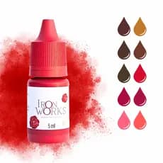 Pigmento Iron Works 5ml Micropigmentação Sobrancelhas Lábios