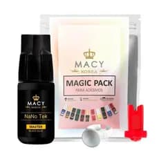 Cola Macy Nano Tek 3ml Preta Original Para Extensão de Cílios Secagem Rápida