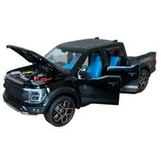Miniatura De Carro Picape Em Metal Com Portas Que Abrem