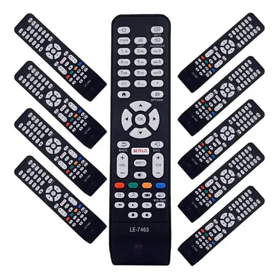 Kit 10 Controle Remoto Compatível Com Tv Aoc Netflix Smart Atacado Revenda