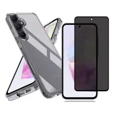 Capa Anti Queda Para Galaxy A35 6.6 + Pelicula 3d Privativa