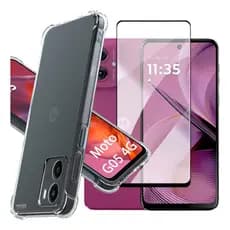 Capa Capinha Anti Queda Para Motorola Moto G05 +pelicula 3d