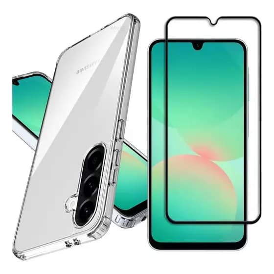 Capa Capinha Anti Queda Para Galaxy A26 6.7 + Película 3d