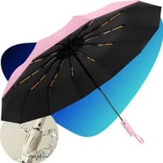 Guarda Chuva Automatico Fibra Carbono Reforçado Contra Vento