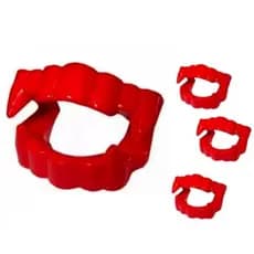 10 Dentadura Brinquedo Halloween P/ Kit Festa Sacolinha