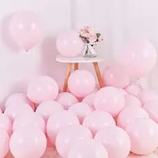 50 Balão Rosa Claro 5 Pol Candy Color   Bexiga