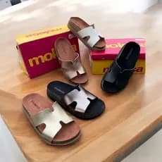 Papete Sandália Moleca Birken Tratorada Flatform Original