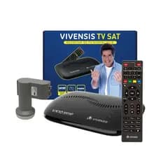 Kit Receptor Digital Vx10 5g Ku Vivensis + Lnbf Duplo