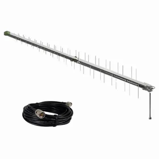 Kit Antena Celular Rural 3g 4g + Cabo De Descida 10 Metros