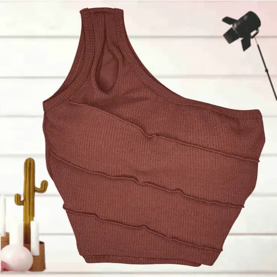 Blusa Cropped Feminino Blusinha Estilosa Regata Manga Nula Tendencia 2027