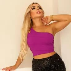 Blusa Manga Nula Feminina Blusinhas Femininas da Moda Regata Cropped com Bojo